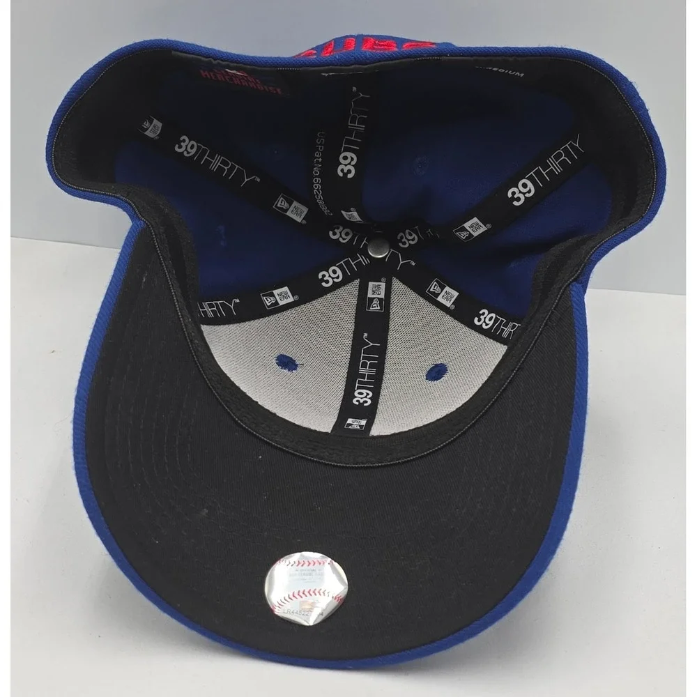 Chicago Cubs New Era 39THIRTY Hat Fitted Stretch‎ Small-Medium MLB Baseball Cap
